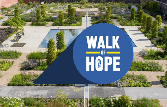 RHS Wellbeing Walk of Hope in Salford