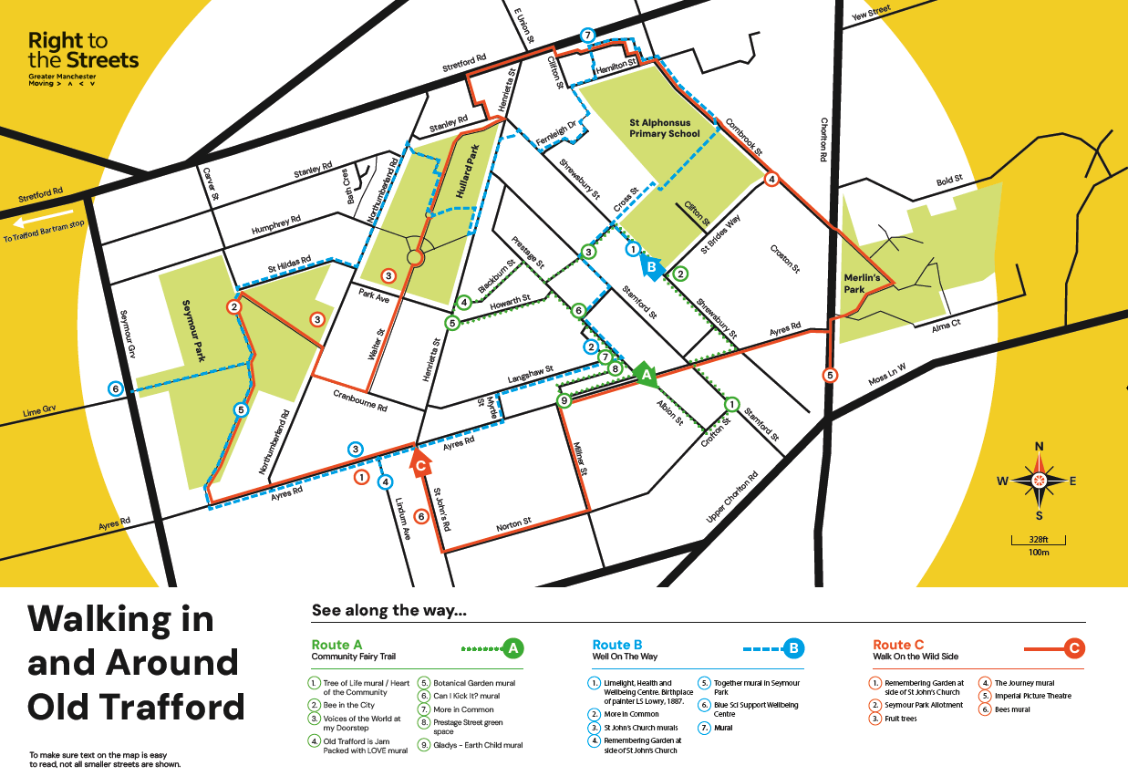 Old Trafford Map